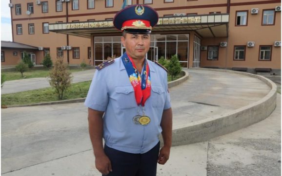 Түркістандық полицей халықаралық жарыста алтын медаль жеңіп алды